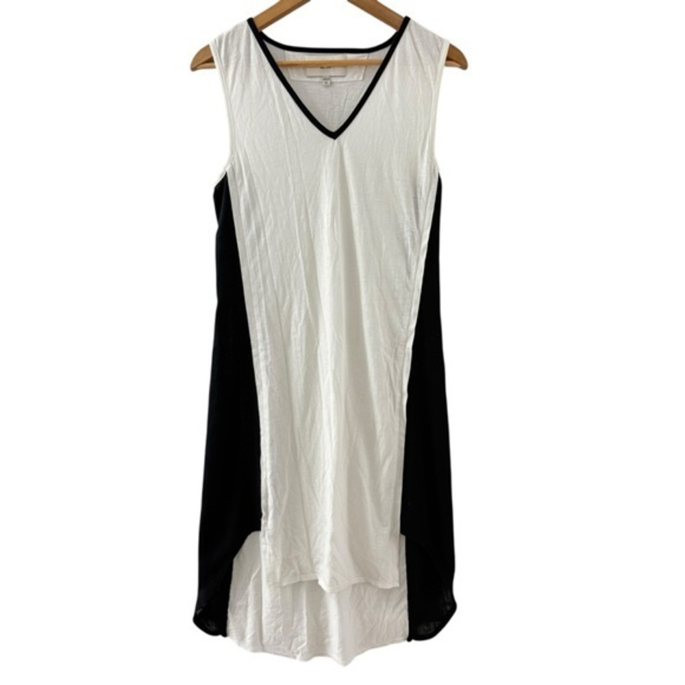 Public School New York White Black Sleeveless Dress XS
